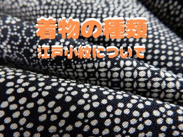 着物の種類〜江戸小紋〜【画像・用途・TPO・選び方】 | 和bizLOG