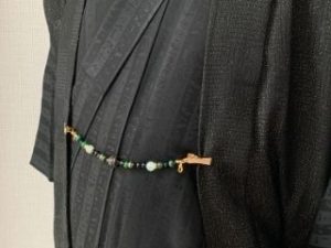 天然石の羽織紐①