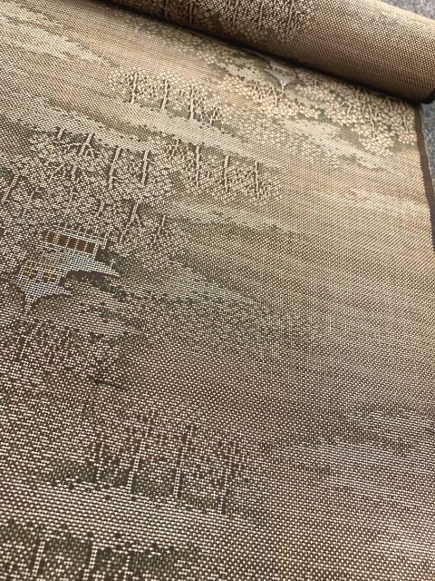 泥染の大島紬